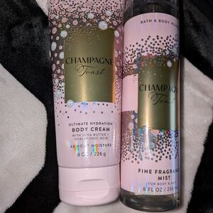 Champagne Toast Body Cream and Mist - Pink and Gold